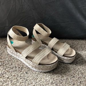 Platform espadrille sandals